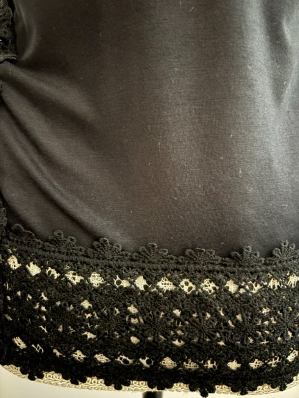ocean drive Black Camisole with Lace Detailing - Small - Picture 4 of 4